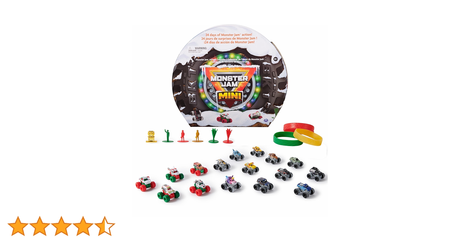 MONSTER JAM MINI アドベントカレンダー Amazon.com: Monster Jam Mini Holiday Advent Calendar, 24 Days of